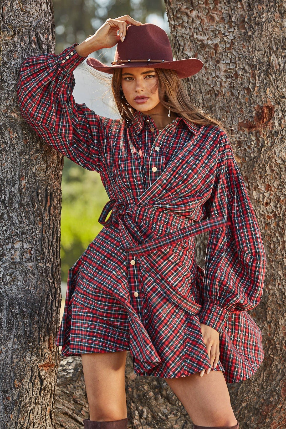 ASYMMETRICWRAP DRESS