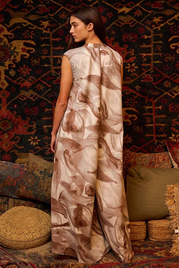 Wide Leg Print Jumpsuit