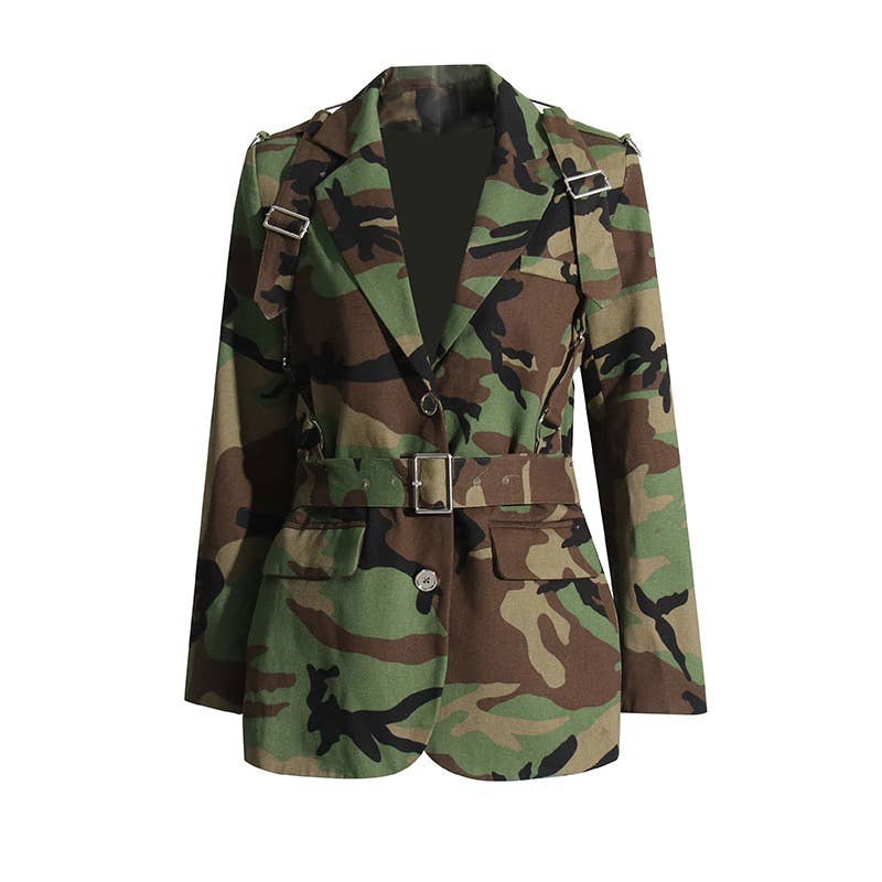 Belted Tailored Blazer