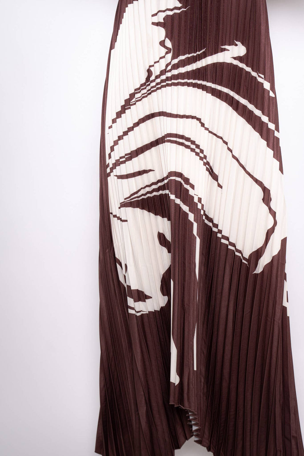 PLEATED MAXI DRESS