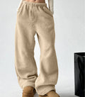 Sherpa fleece lounge pants