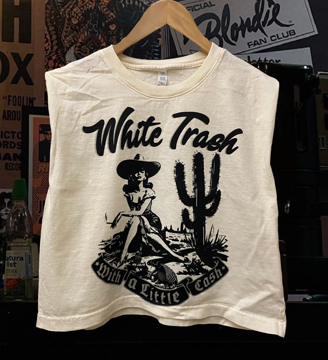 White Trash with a little Cash Muscle top