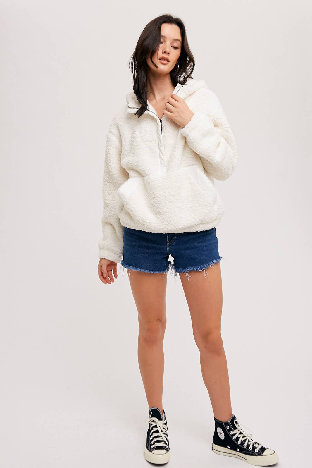 SHERPA HOODIE PULLOVER