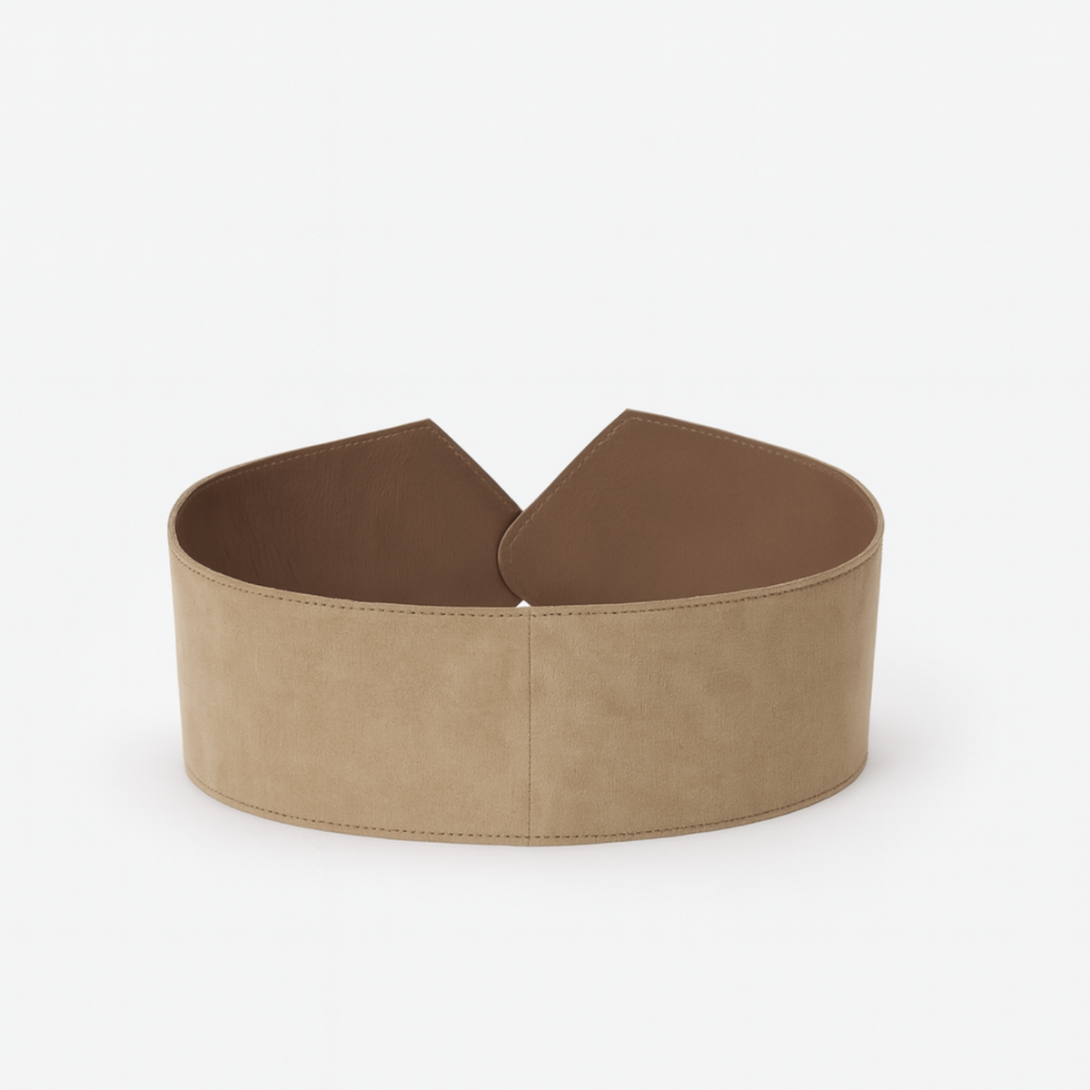 Suede Belt With Buckle