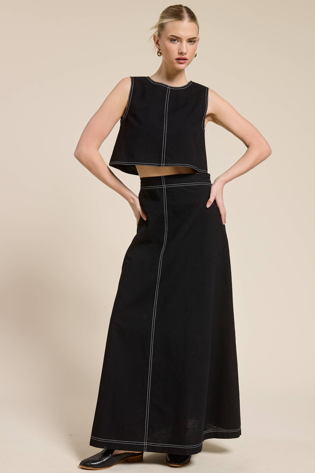 Haley Linen Two Piece Set