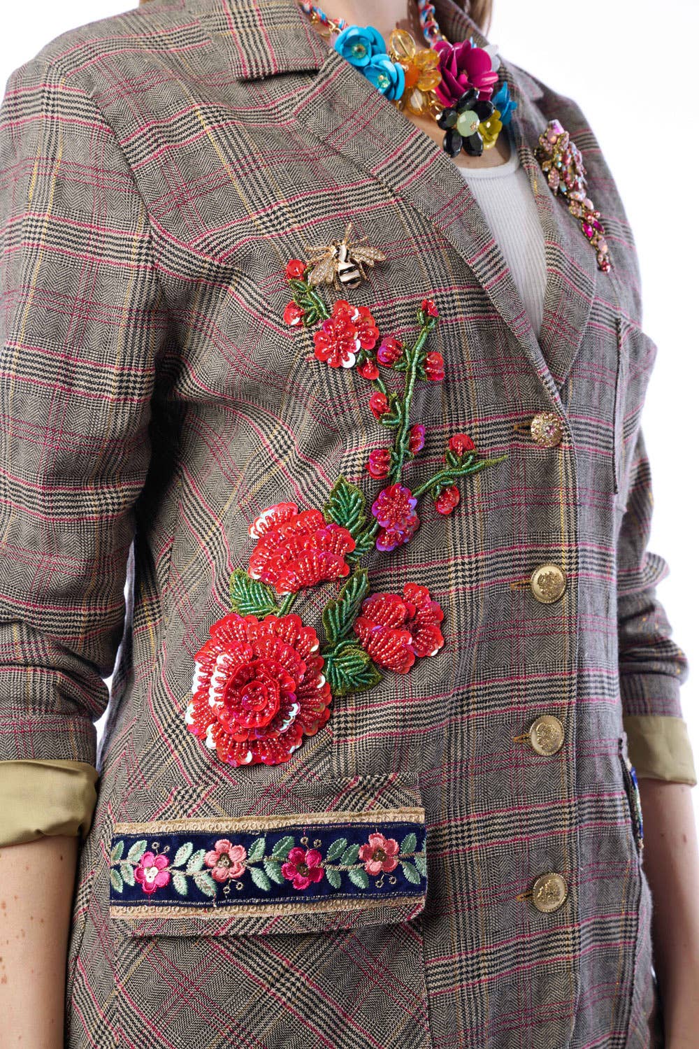 Elizabeth Floral Blazer-FINAL SALE ITEM