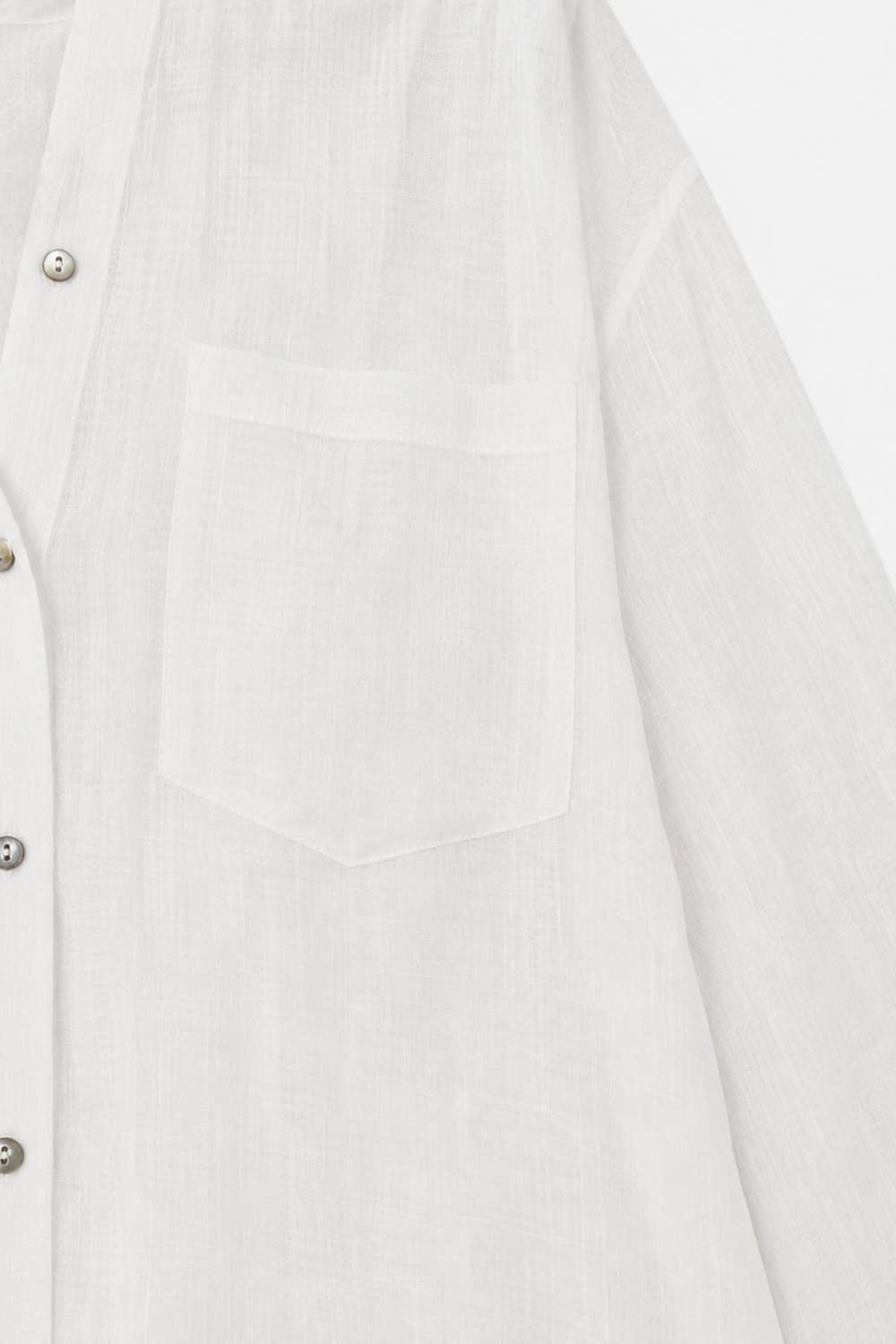 Soft Drape Button Down Shirt