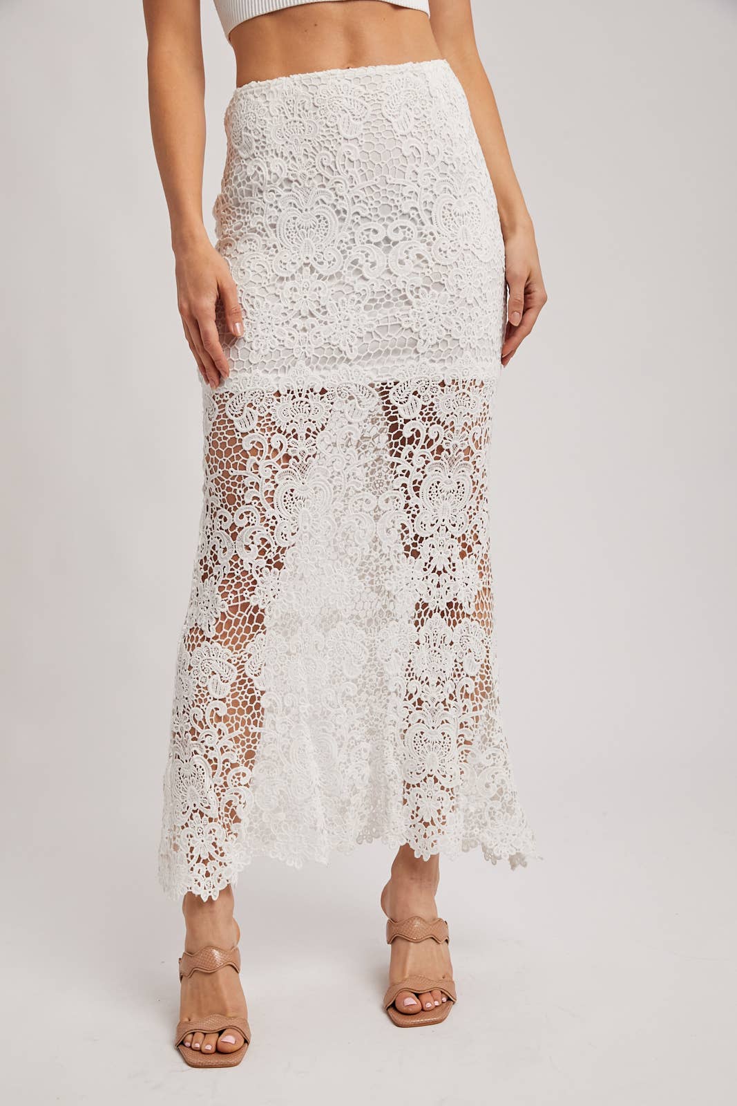 Greta Lace Maxi skirt