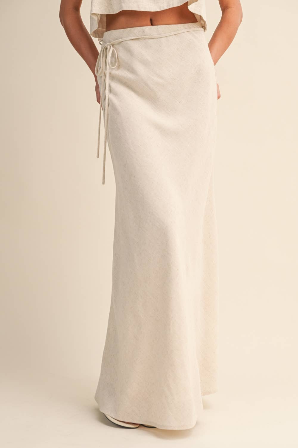FLARE TOP AND MAXI SKIRT SET