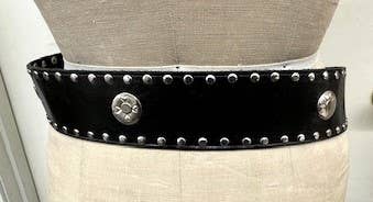Leather belt Flat Leather (MEDIUM)