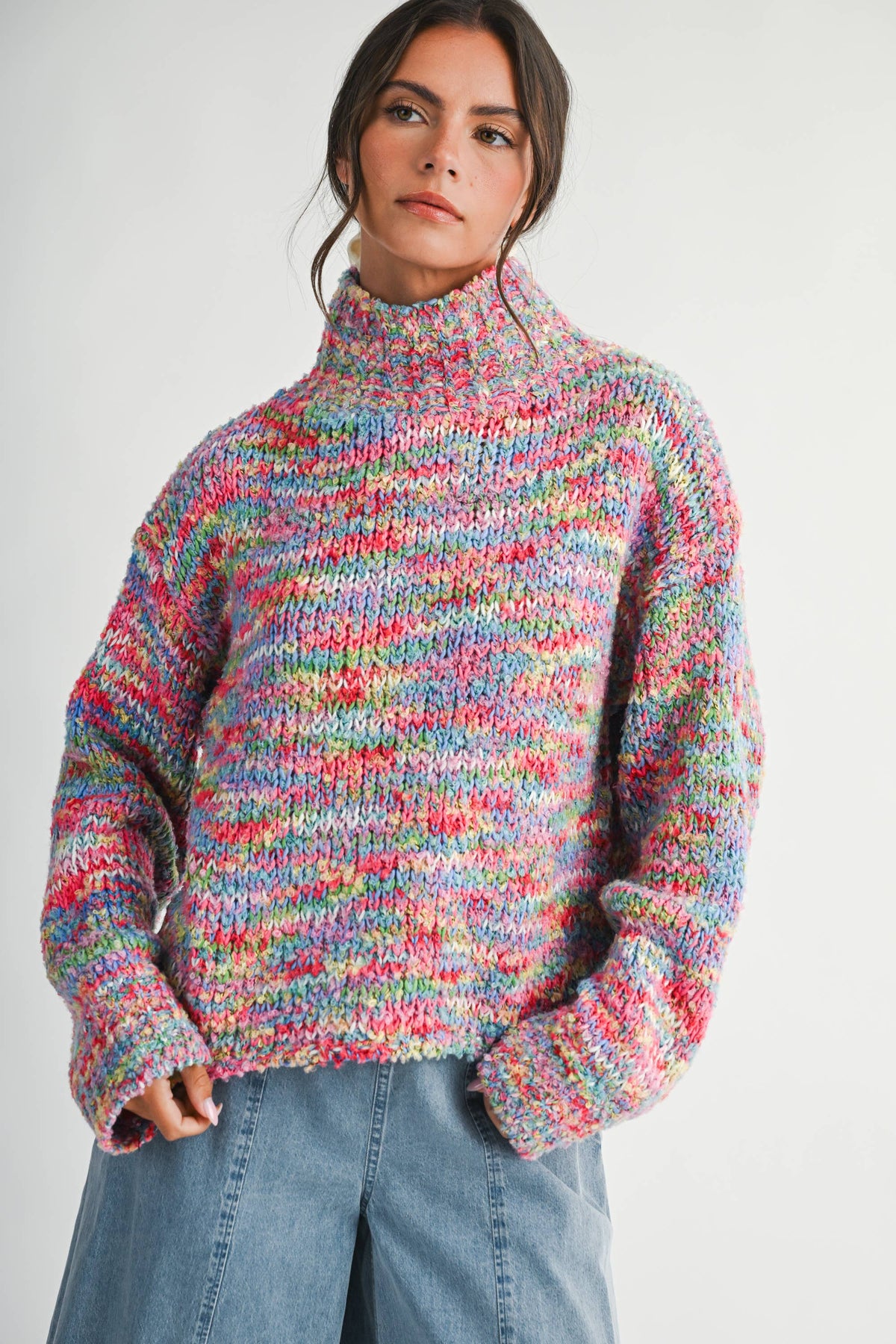Chunky Marled Sweater