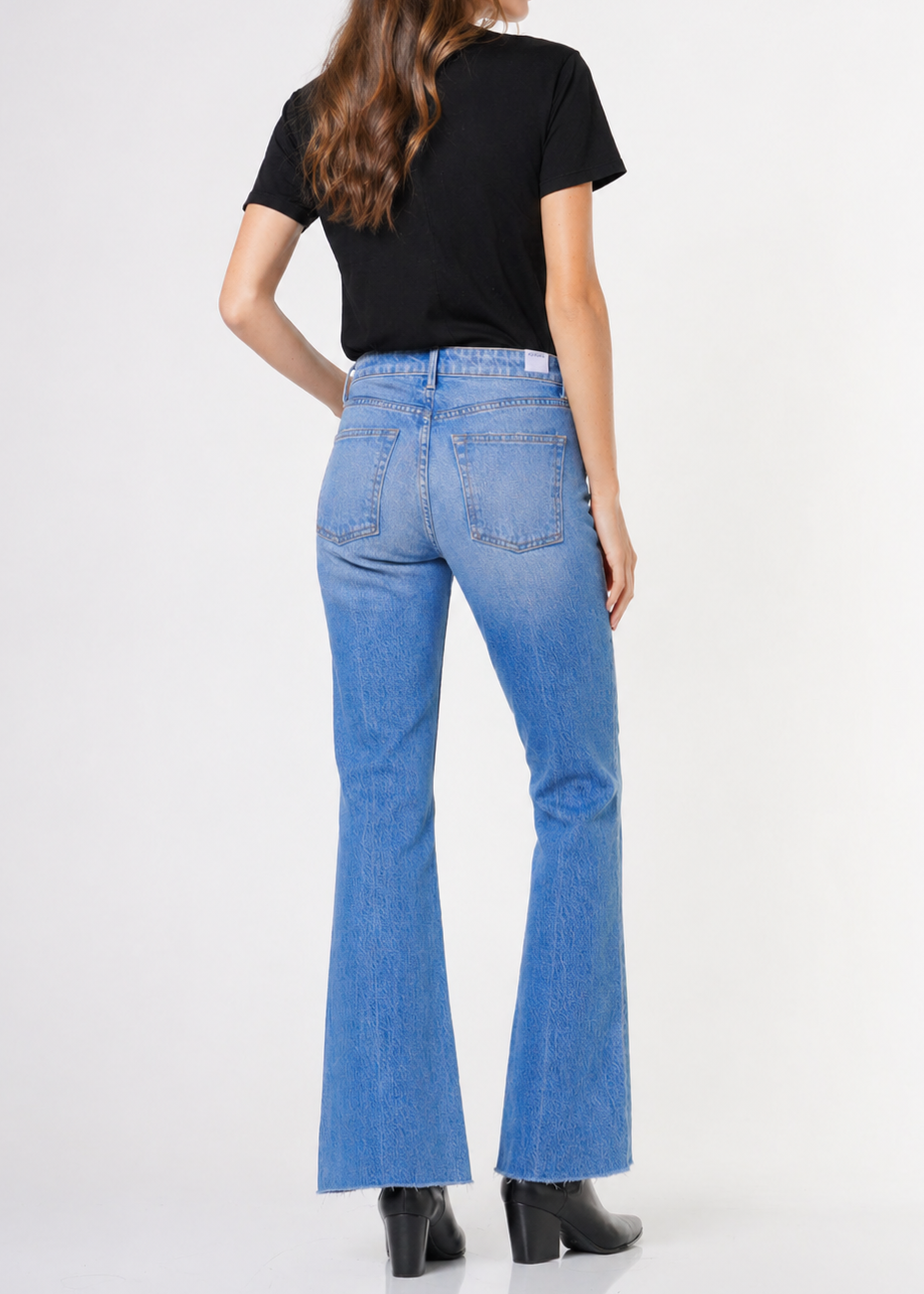 Mid Rise Flare Jean