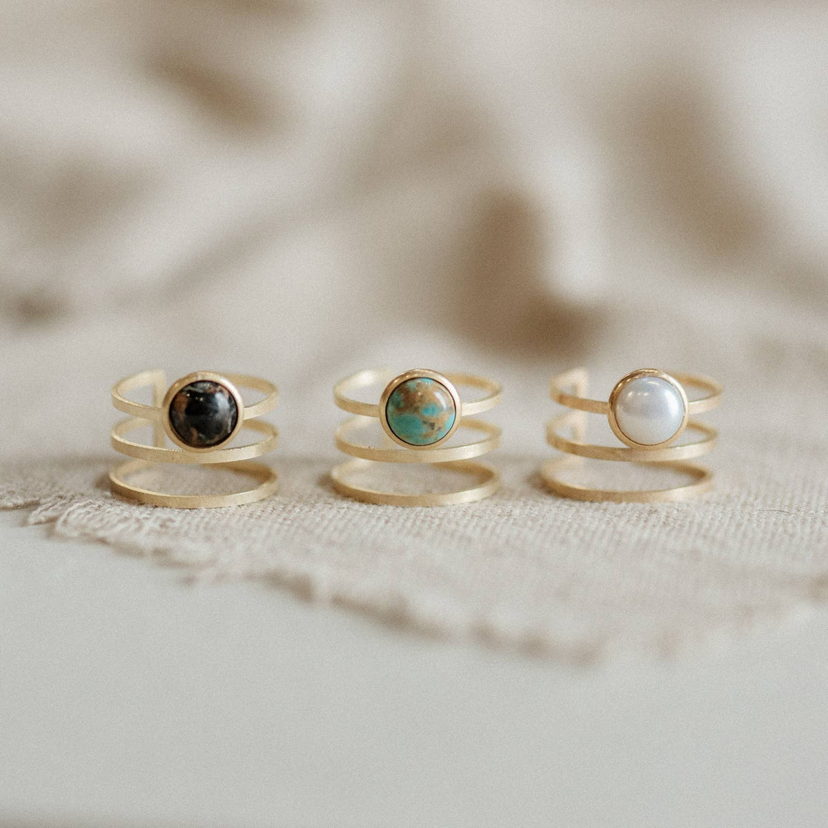 Strata Ring // Pearl