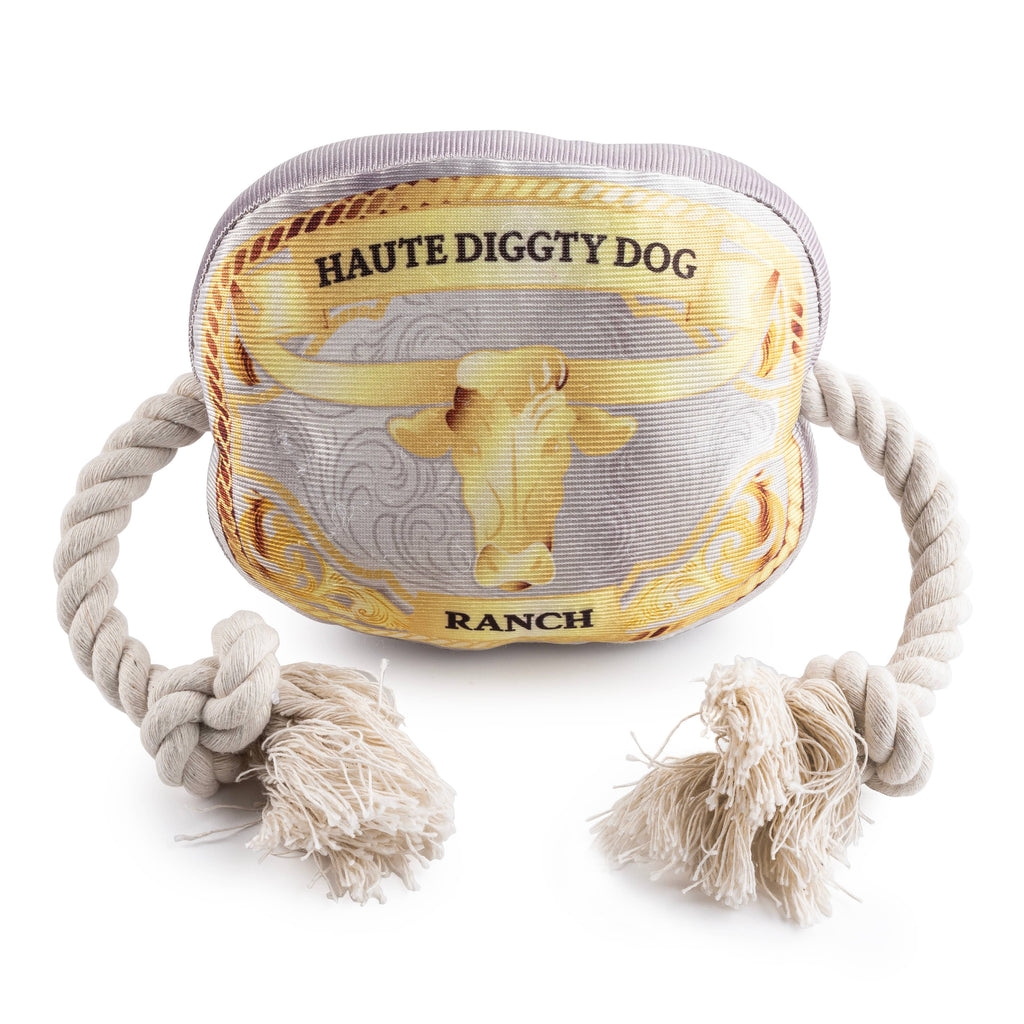 Western Belt Buckle chew toy