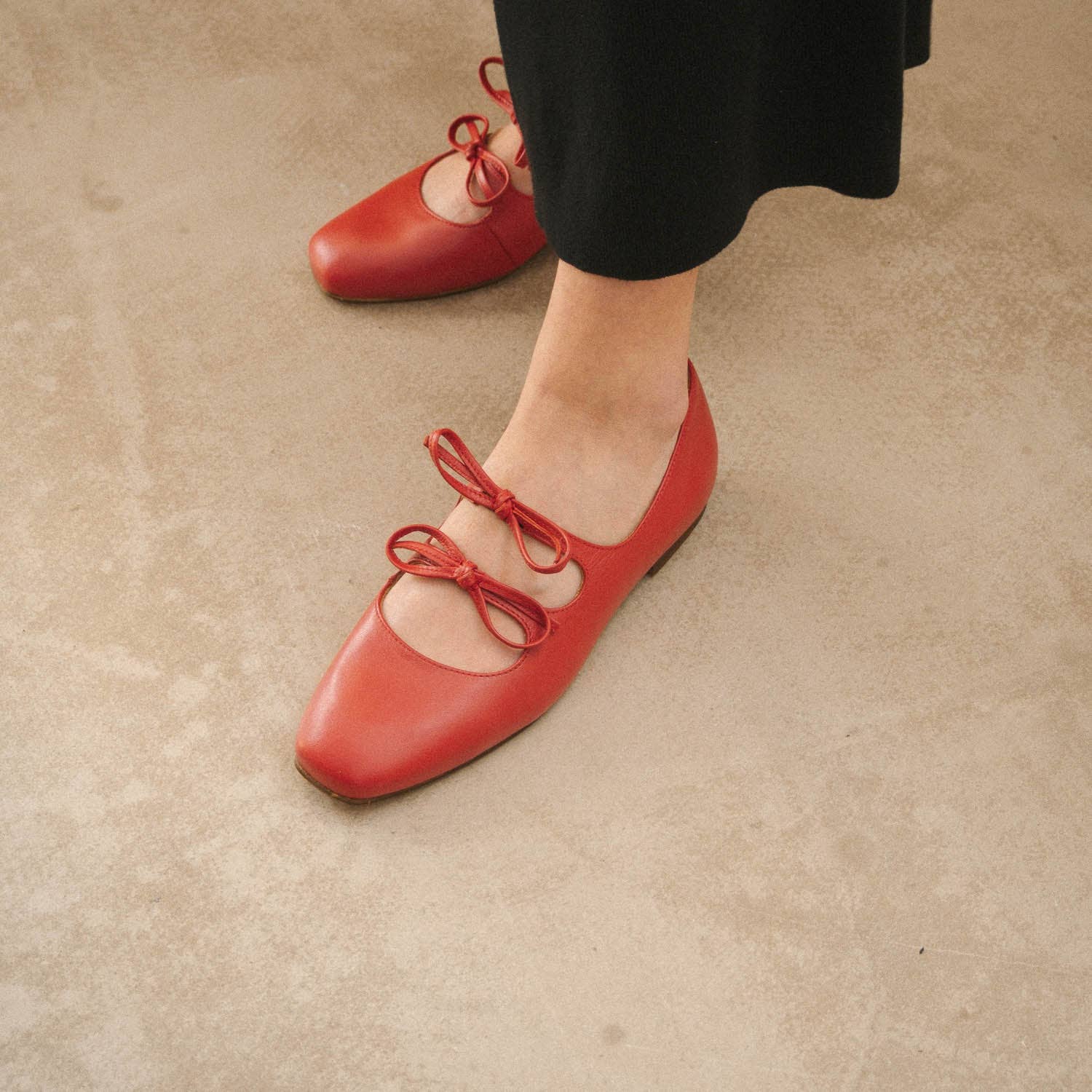 Shirley Ballerina, marsala