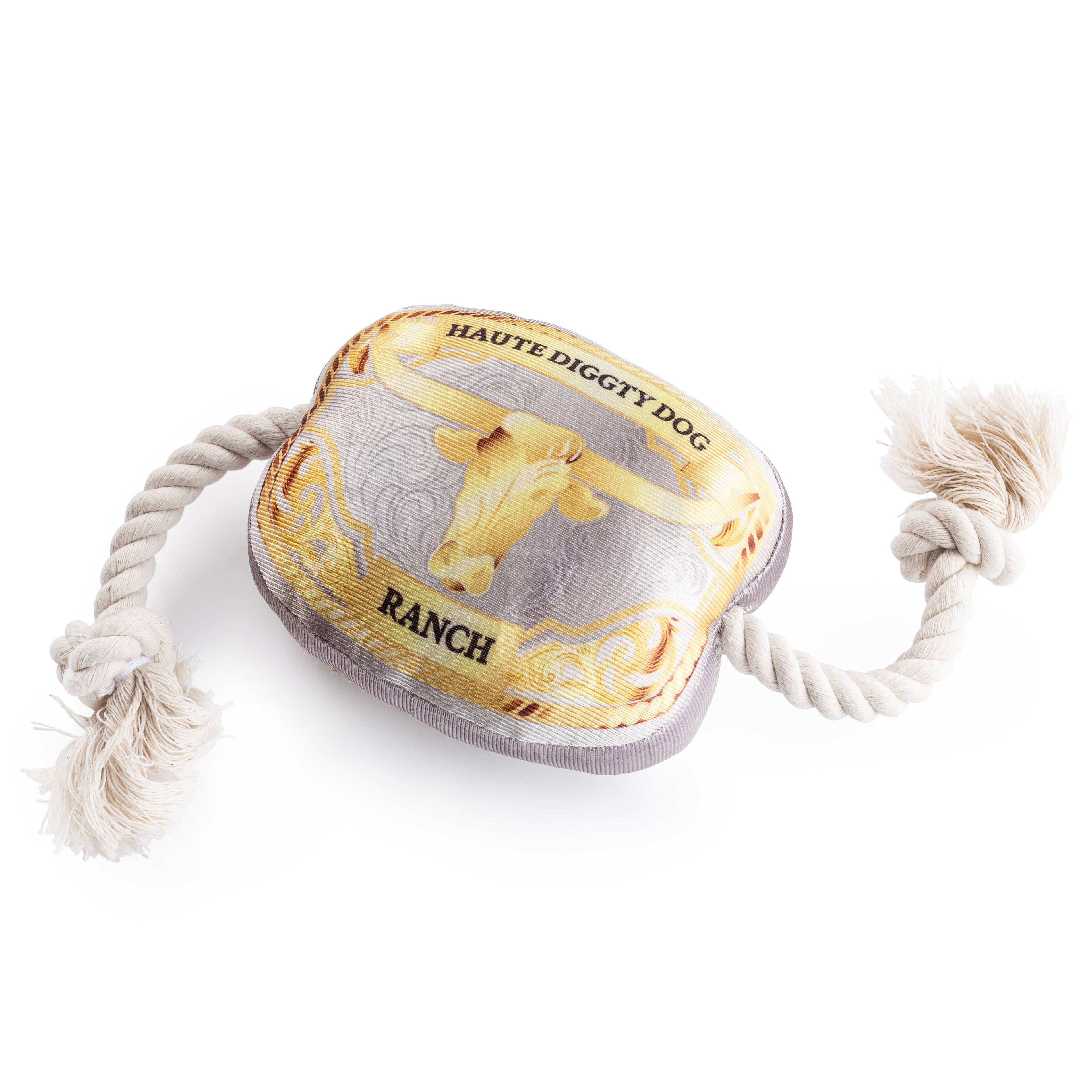 Western Belt Buckle chew toy