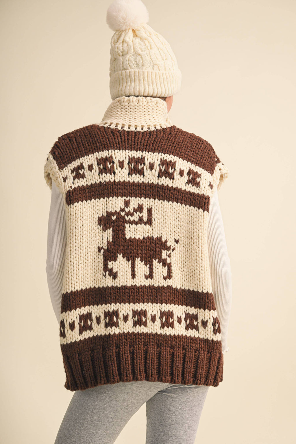 Chunky Zip Up Vest