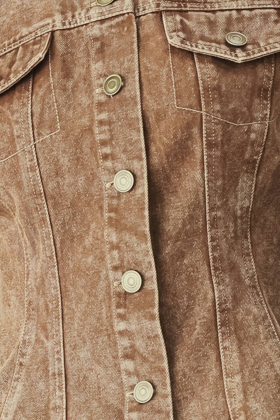 A washed denim jacket - FJ1443B