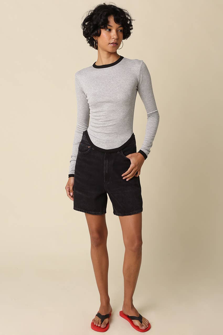 Kendall Contrast Trim Top