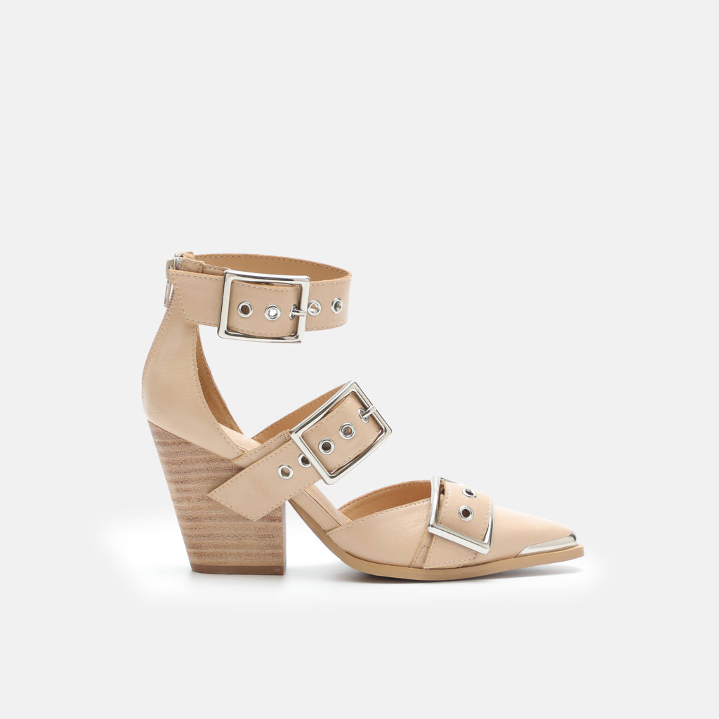 Edgy and Classy Buckle Heels