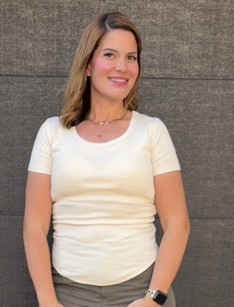 Basic T-Shirt with ruched sides