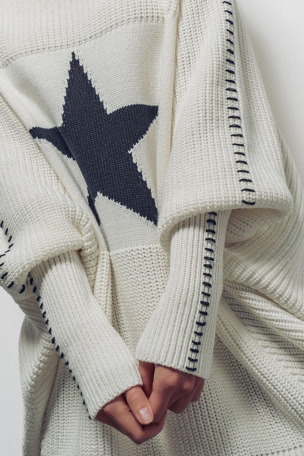 Oversized Star Sweater